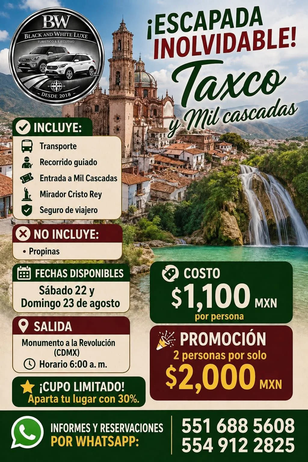 Viajes turísticos y escapadas